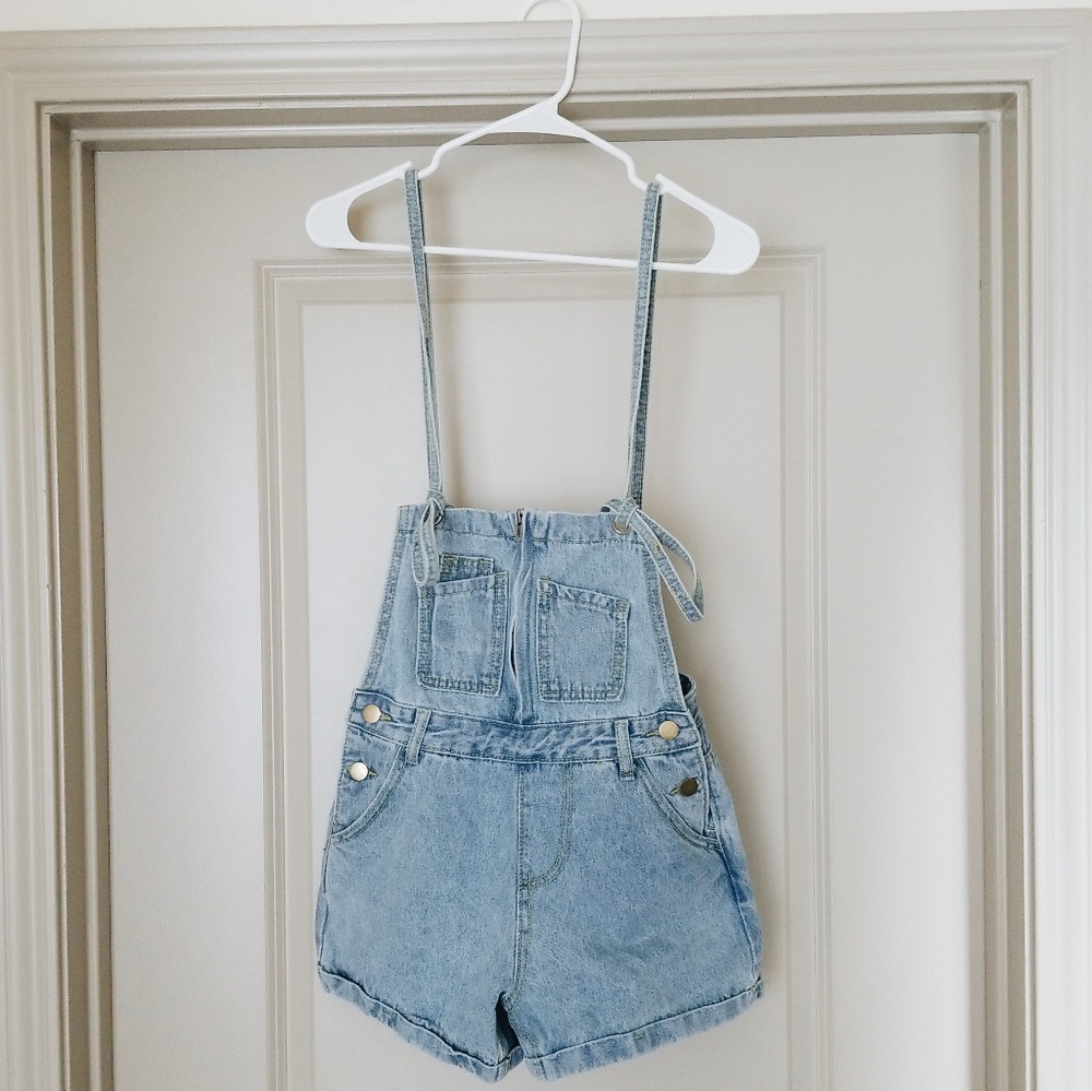 Denim Romper